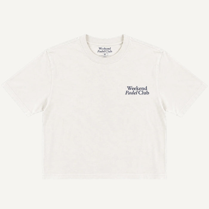 Club Cropped Tee - Natural