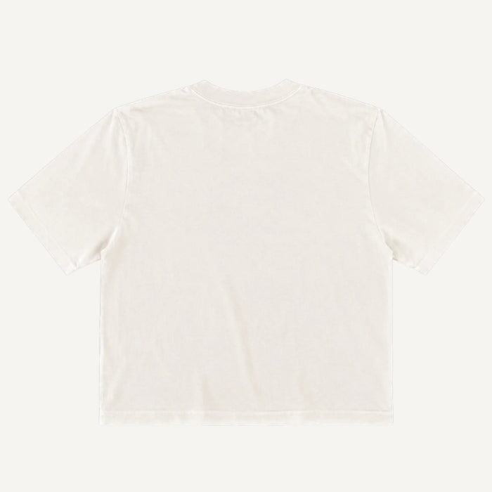 Club Cropped Tee - Natural