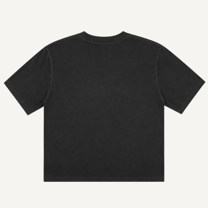 Club Cropped Tee - Vintage Black
