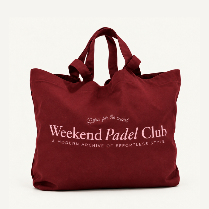 Courtside Tote - Burgundy