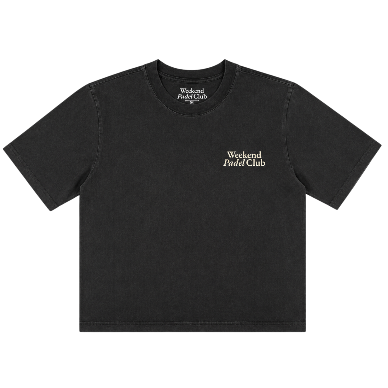 Club Cropped Tee - Vintage Black