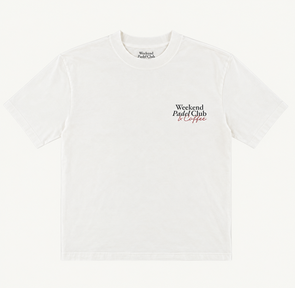 Cafe Tee - Faded White